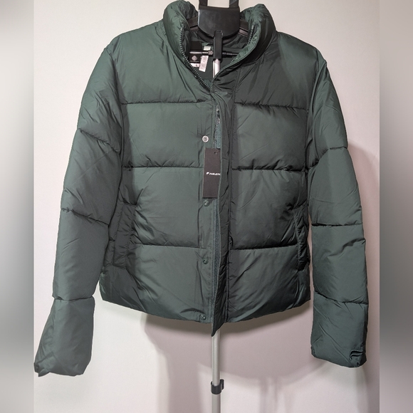 Fabletics Jackets & Blazers - Fabletics Essential Dark Green Puffer Jacket